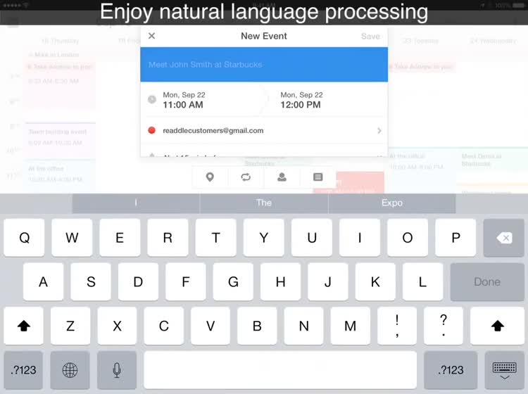 Natural language input