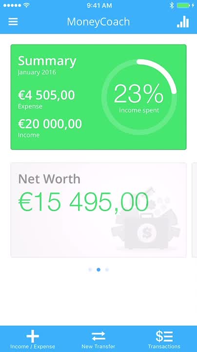 New transaction quickly