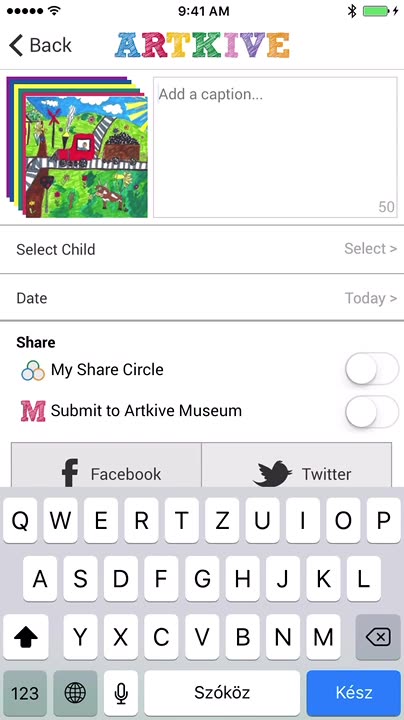 Tag, title and share your images in one quick step