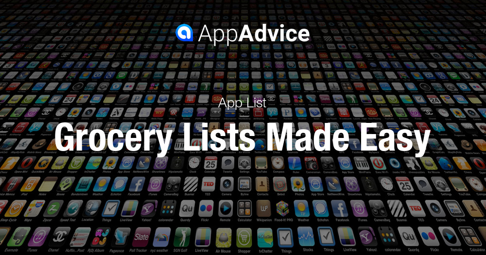 Grocery List Apps