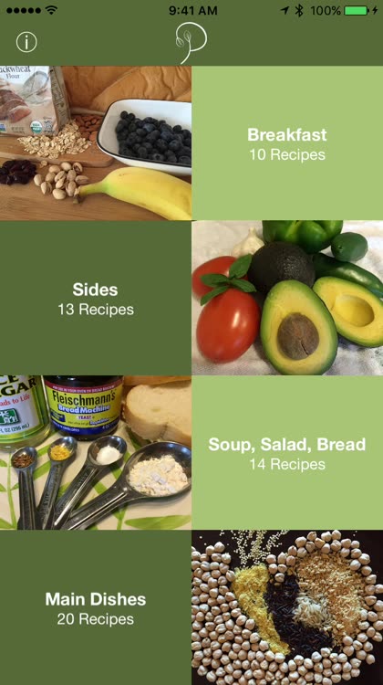 Vegan recipes at your fingertips