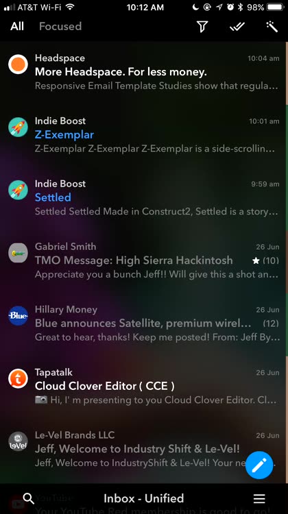 canary mail ipad