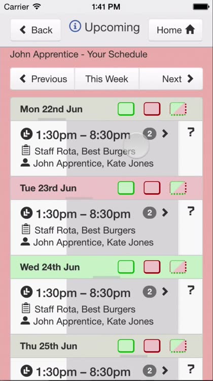 Rotaville Work Rota App By Jason Lee Limited Rotaville Work Rota App By Jason Lee Limited