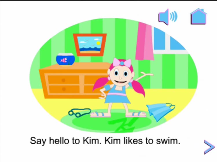 Read & Rhyme Kim Likes to Swim by Quackenworth