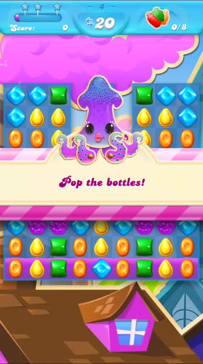 Candy Crush Soda Saga: Pop the Soda Bottles! 