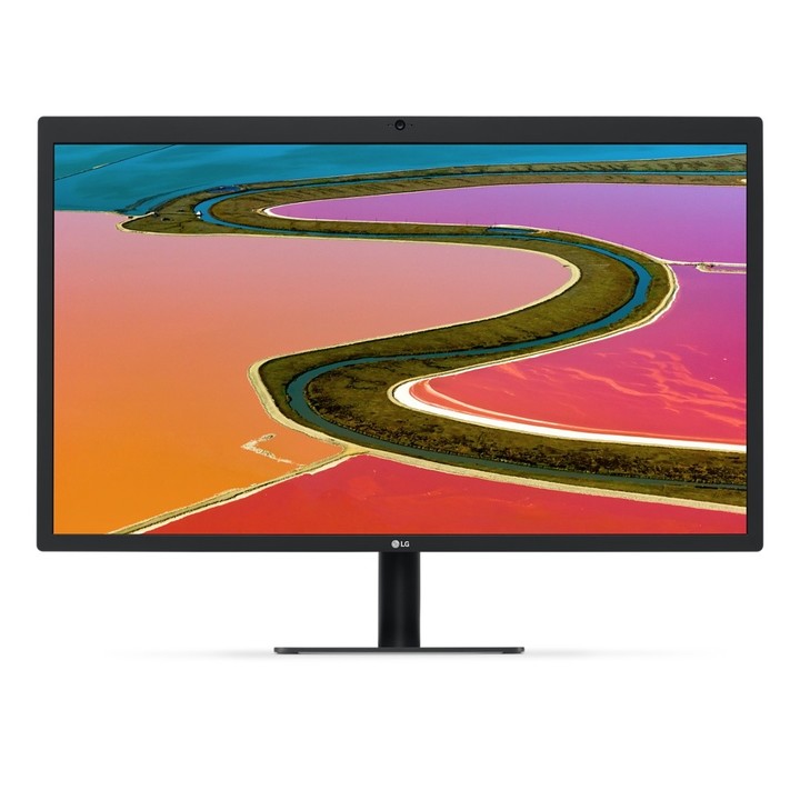 Stereo speakers, microphone, and webcam are built into the UltraFine 5K Display.
