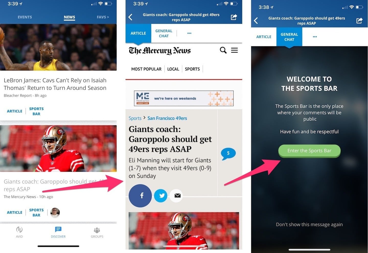 With Avid Sports Chat, News About Your Favorite Teams is Always Flowing