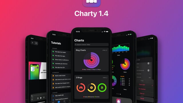Charty for Shortcuts Update Brings Rings Charts and More
