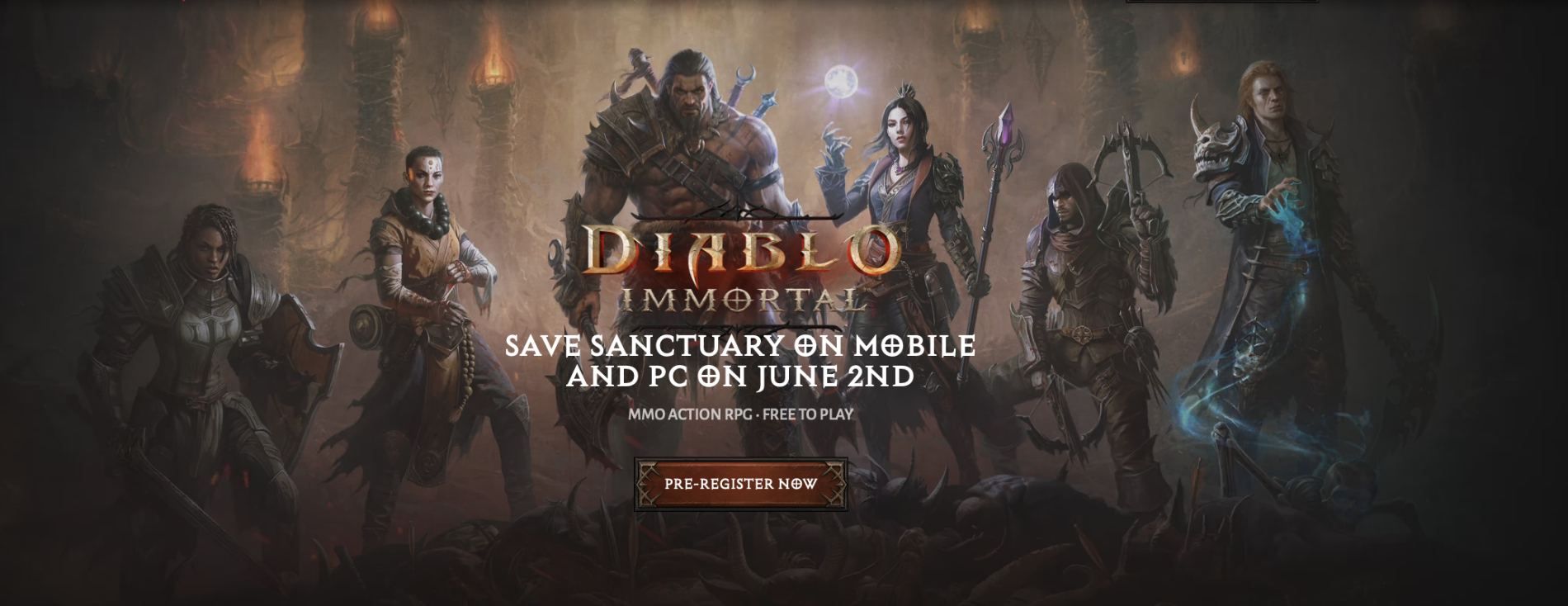 Diablo Immortal chega à App Retailer em 2 de junho