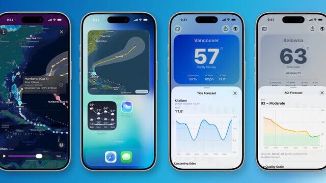 Hurricane Tracking and Widgets Highlight Mercury Weather Update