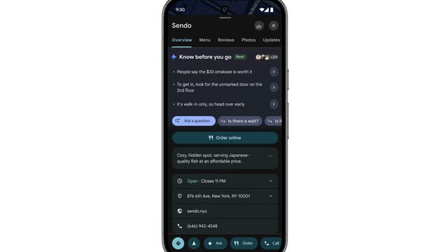 Google Maps Adding Gemini-Powered AI Tips and More