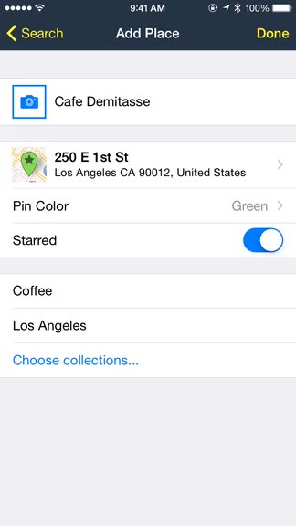 Keep track of your present and future favorite locations with Rego