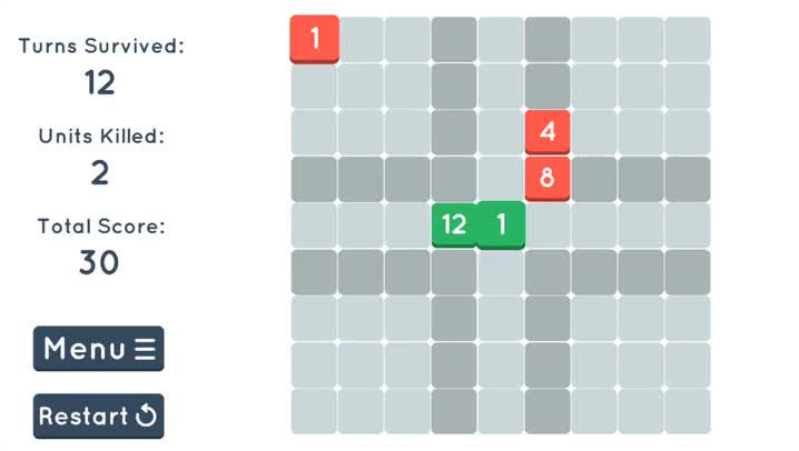 Slide, add and subtract to defend your base in Cubic!, a new strategic puzzle game