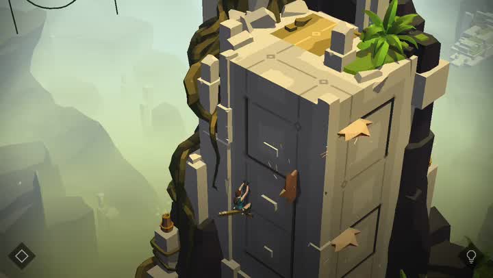 Explore a lost world and solve puzzles in Lara Croft GO