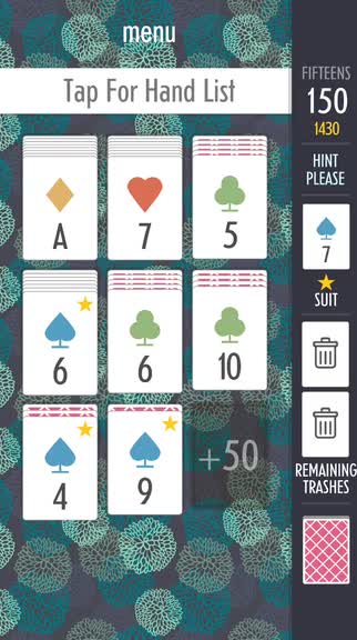 Play the right hands to rack up points in Sage Solitaire