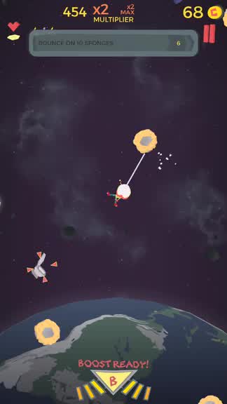 Waste In Space is a meaningful endless arcade shooter